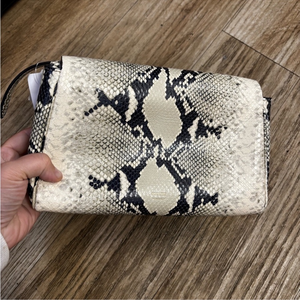 KHAITE Audrey Python Snake Crossbody Shoulder Clu… - image 6
